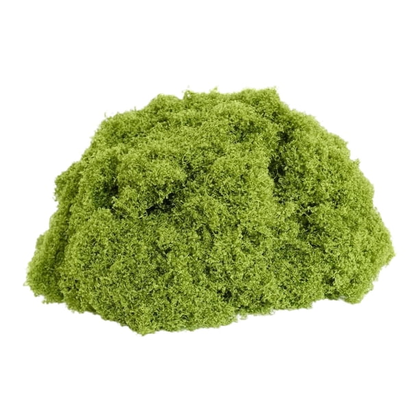 Plantas Verdes Artificiales De 100 G De Musgo Sintético Para Fiestas, Maquetas Arquitectónicas Y Manualidades, Color Verde Claro.