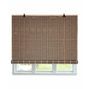Genérico - Cortina Bambú Persiana Bicolor 120X150 Cm Roller Con Diseños
