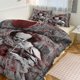 thumbnail image 1 of Pennywise Print Bedding Set Pattern Duvet Cove Set 3 Pieces 1 Quilt Cover And 2 Pillowcases for Women Men Teens, 1 of 5