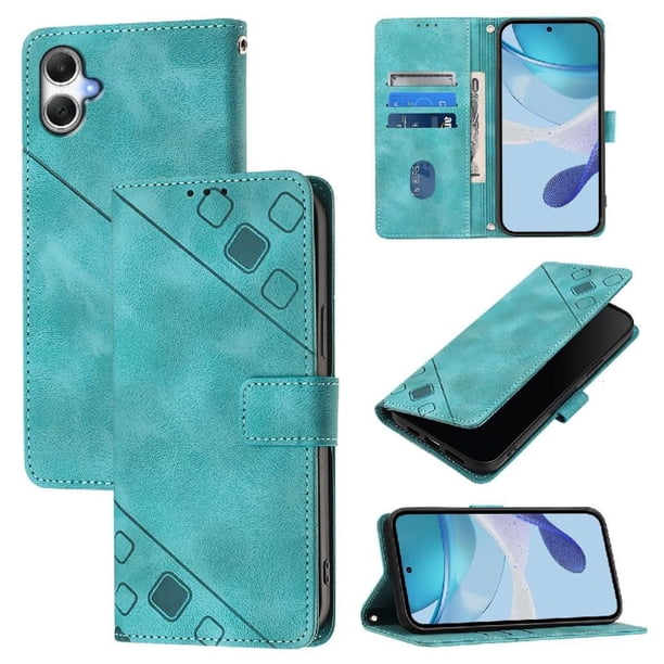 Funda Cartera para Samsung Galaxy A07 4G con Soporte y Ranuras, Resistente a Golpes y Rayones Verde