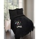 thumbnail image 4 of Quilt Cubrecama De Verano Con Flores Bordadas 2 Plazas Negro, 4 of 4