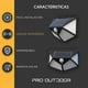 thumbnail image 3 of Aplique Triangular 100 Led Solar Contra Agua, 3 of 5