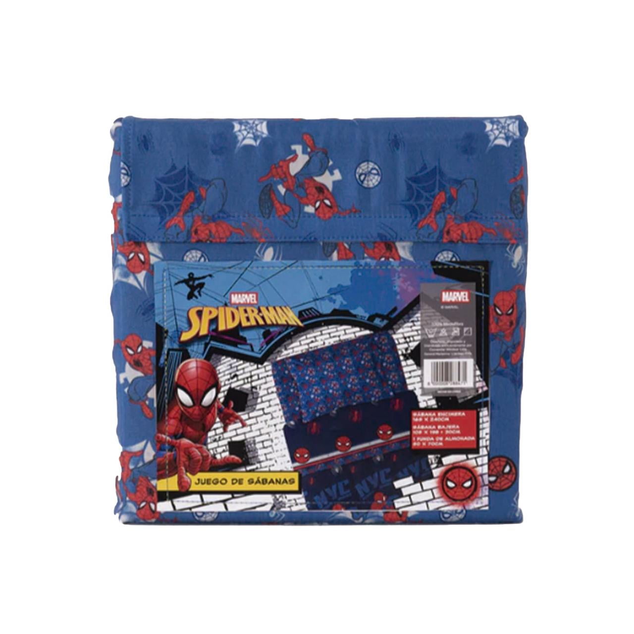 Windsor Canadian - Sabanas Infantil Microfibra Spiderman 1.5 Plazas