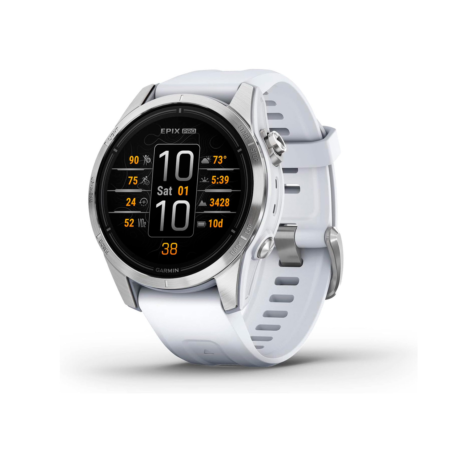 Reloj Garmin Epix Pro Gen 2 42Mm Glass Ss Whitestone