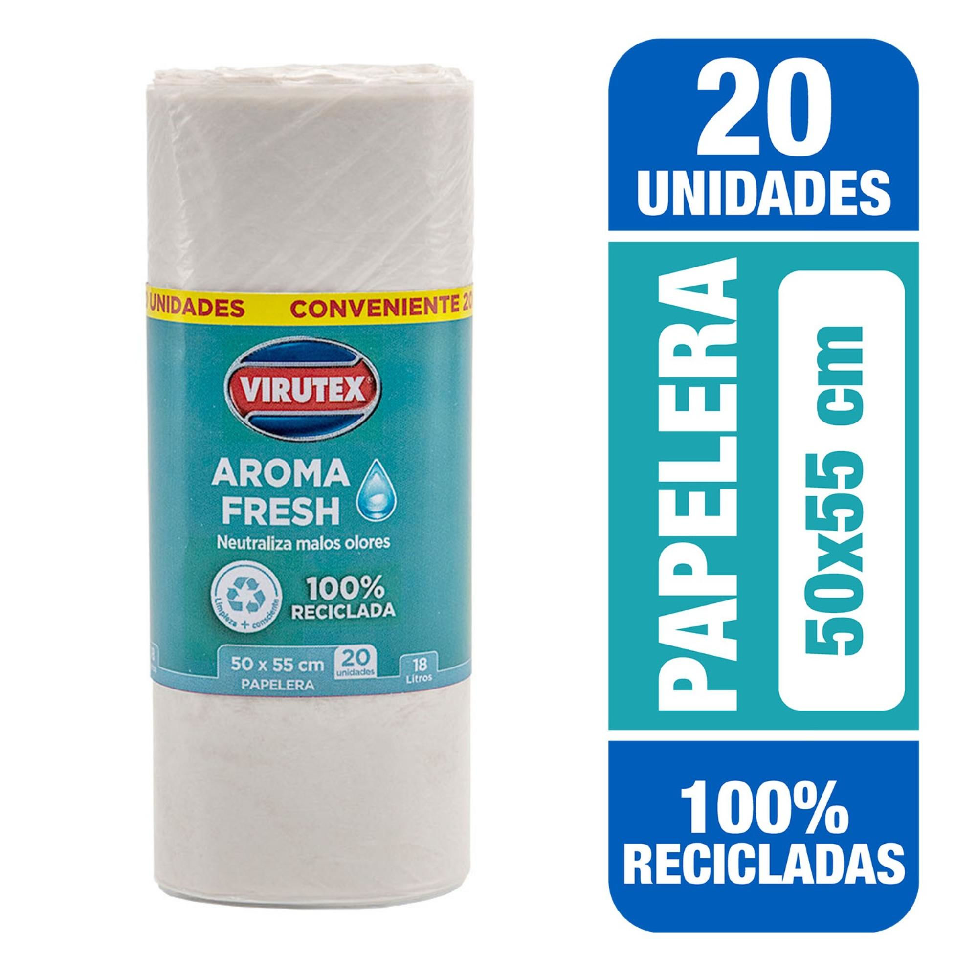 Virutex - Bolsa De Basura Pequeña Blanca 50X55 Cm