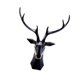 thumbnail image 4 of Figura Geométrica De Animal Con Escultura De Cabeza De Ciervo Para Sala De Vacaciones, Porche L Negro, 4 of 5