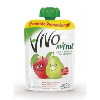 Compota Mifrut Manzana Pera 70 G Vivo