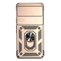 Estuche Gangxun Para Google Pixel 7A, Soporte Giratorio 360°, Estilo Mecánico Y Magnético