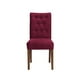 thumbnail image 1 of Silla Oviedo Tela Velvet Burdeo, 1 of 2