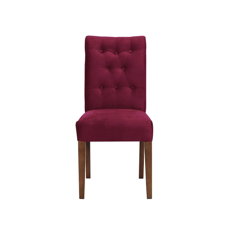 Latam Home - Silla Oviedo Tela Velvet Burdeo