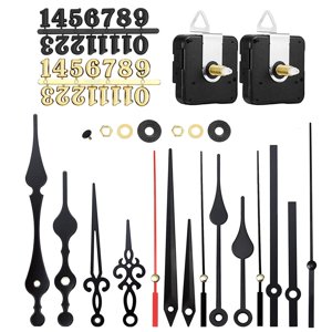 Magideal - Mecanismo De Reloj Colgante De 2 Uds, Mecanismo De Movimiento De Reloj De Pared Diy, Reemplazo De Movimiento De Reloj De Reparación De Reloj Para Bar, Números Arábigos