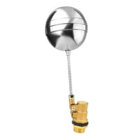 Magideal - Válvula De Bola De Flotador De Acero Inoxidable Control De Flujo De Hilo De Uso Múltiple Control De Nivel De Agua Automático Ajustable Para Piezas De 335 Mm