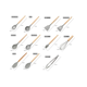 thumbnail image 4 of Set Juego de Utensilios Cuchillos de Cocina Silicona Hogar, 4 of 8
