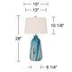 thumbnail image 4 of Lámpara de mesa 360 Lighting 71 cm juego de 2 en mármol azul, 4 of 8
