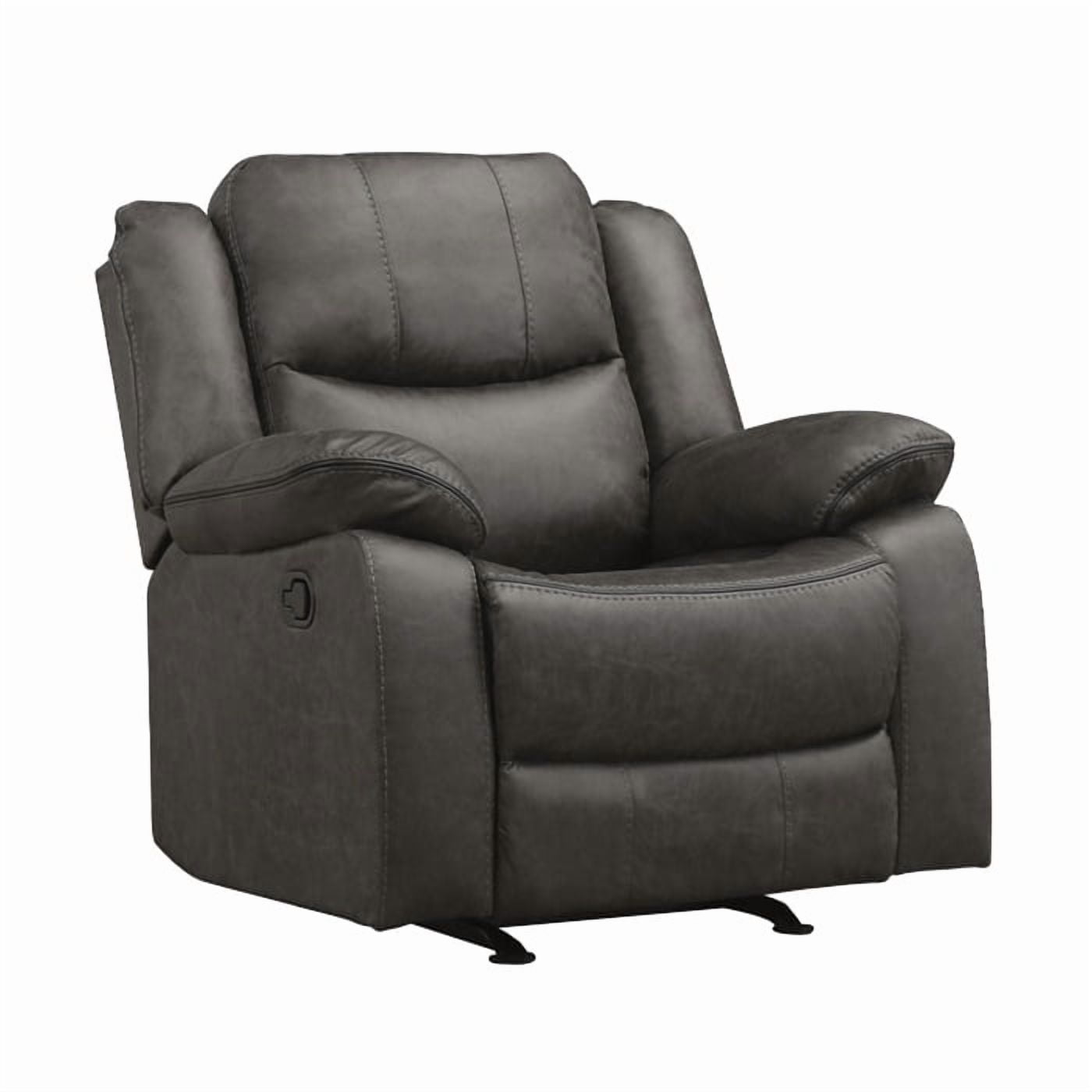 Muebles Santa Ana - Bergere Reclinable Mecedora Smoke