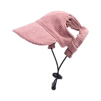 Ioensy - Gorra De Béisbol Para Perro, Con Cordón Ajustable, Informal, Para Mascotas, Para Exteriores, Todas Las Estaciones, Color Rosa M