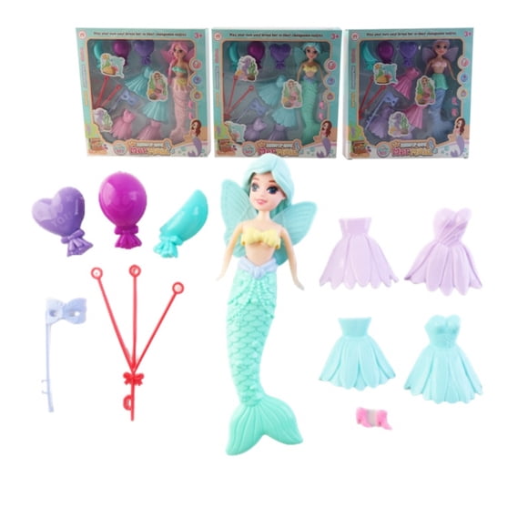 Muneca Sirena Y Accesorios - Kptoys