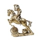 thumbnail image 4 of Estatua De Caballero Dorado A Caballo, Accesorios, Dise?o Retro Clásico Versátil, 19x7x25cm, 4 of 5