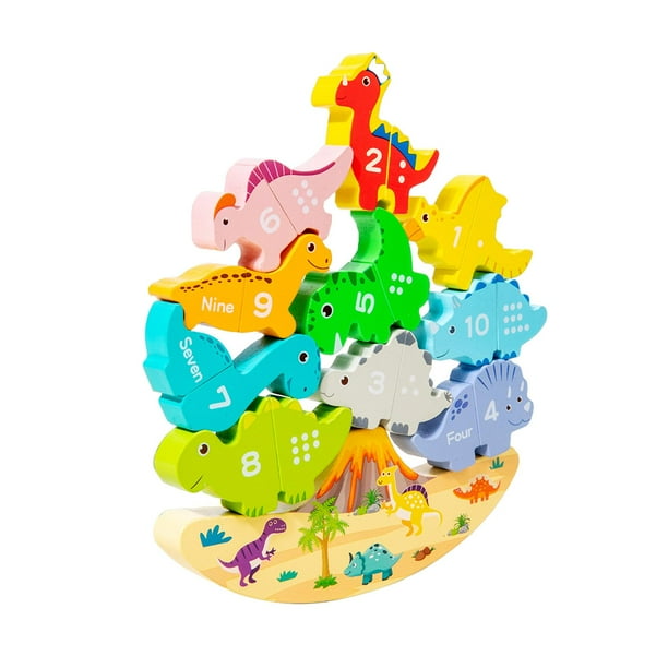 Bloques De Madera Apilables Animales Kibi - Juego Educativo Montessori, Juguete De Equilibrio Para Niños 1-4 Bloques De Madera Apilables Animales Kibi - Juego Educativo Montessori, Juguete De Equilibrio Para Niños 1-4