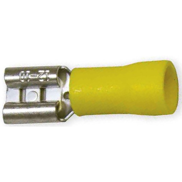 Conector WirthCo 80827 de vinilo hembra de desconexión rápida, 25 piezas