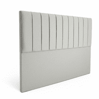 Lore - Respaldo 2 Plazas Líneas / Tubular Gris Claro Lino