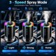 thumbnail image 5 of Difusor para auto Amor Lyris 50 ml con luces RGB sincronizadas con música, 5 of 7