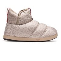 Pantufla Térmica Navarino Beige Animal Print Atakama Outdoor