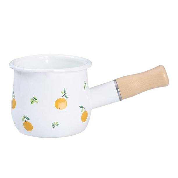 Olla De Leche Para Calentar Leche, Derretir Mantequilla, Agua Hirviendo, Calentador De Mantequilla Para Cocina, Naranja