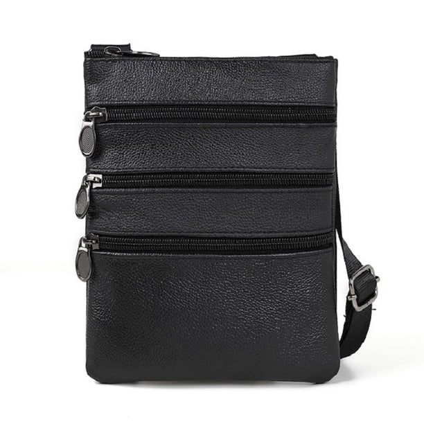 Bolso bandolera con múltiples bolsillos y correa, bolso de viaje ligero, bolso de mano diario para teléfono móvil.