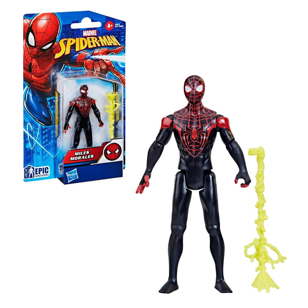 Figura De Acción Spiderman Miles Morales Colección 10 Cm