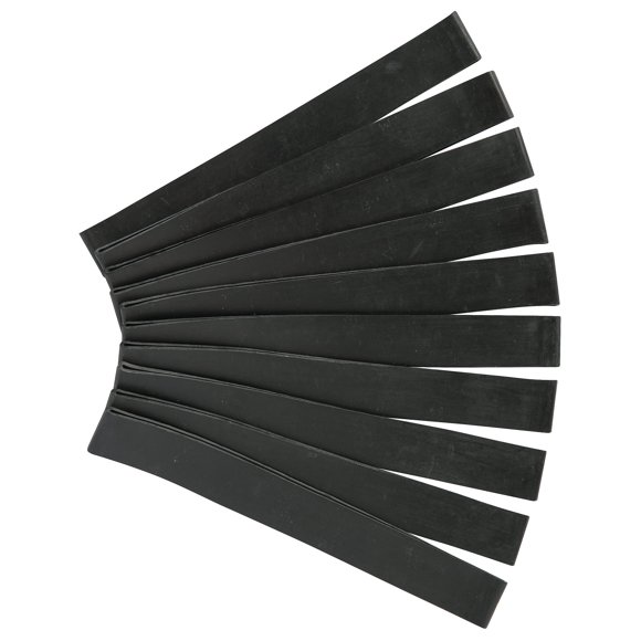 Weaver Equine Envoltorio de Cuero 2,5 cm × 22 cm Negro (paquete de 10)