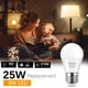 thumbnail image 2 of Bombilla LED Ajuns 3W 2700K E26 Paquete de 4 120V, 2 of 8