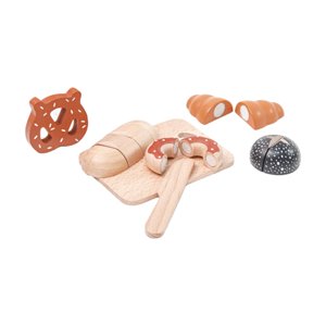 Magideal - Juguete De Madera Para Cortar, Juguete De Comida, Juguete De Motricidad Fina, Juego De Juguetes De Madera Para Cortar Para Niños Y Niñas De 3 A 8 Años