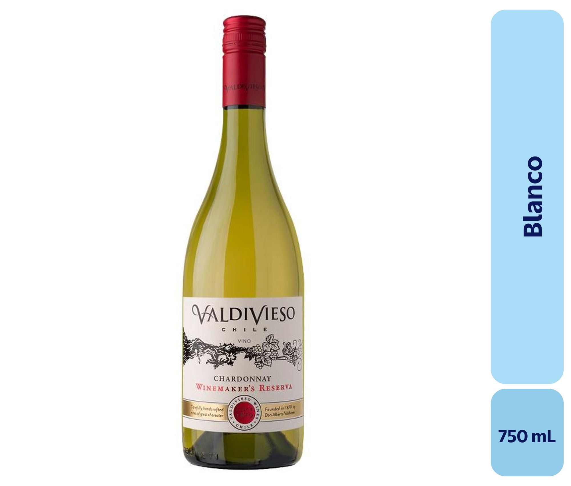Vino Blanco Botella 750 mL Valdivieso