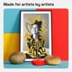 thumbnail image 5 of Marcadores de pintura acrílica ARTISTRO 5 Gold con brocha y puntas finas, 5 of 6