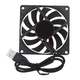 thumbnail image 1 of Ventilador Fan Cooler Usb Pc 8x8 5v Cable 100cm Negro, 1 of 3