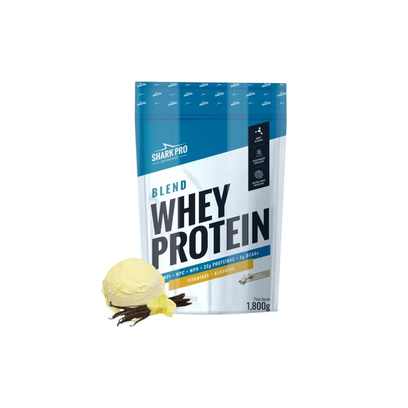 Shark Pro - Proteina Blend Whey Protein 1.8kg Vainilla -