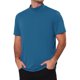 thumbnail image 1 of INSPIRE CHIC Camiseta de Hombre Cuello Mock Manga Corta Sólida Ligera de Algodón Casual Talla 2XL Azul Marino, 1 of 6