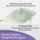 thumbnail image 2 of Bolsa desechable para orinal masculina Cleanis Carebag con almohadilla absorbente, 20 unidades, 2 of 7