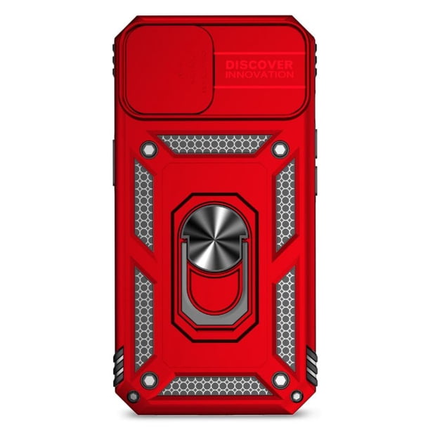 Estuche GANGXUN para iPhone 15, soporte giratorio 360°, estilo mecánico y magnético