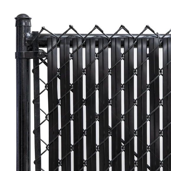 Listones de privacidad Fenpro 1,8 m x 3 m Negro con cierre inferior