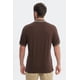 thumbnail image 3 of Polera Hombre Textura Cierre Polo Chocolate, 3 of 4
