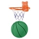 thumbnail image 1 of Baloncesto Silencioso Con Aro, Juguetes Portátiles Para Niños, Pelota Para Regalo De Fiesta, Verde, 1 of 3