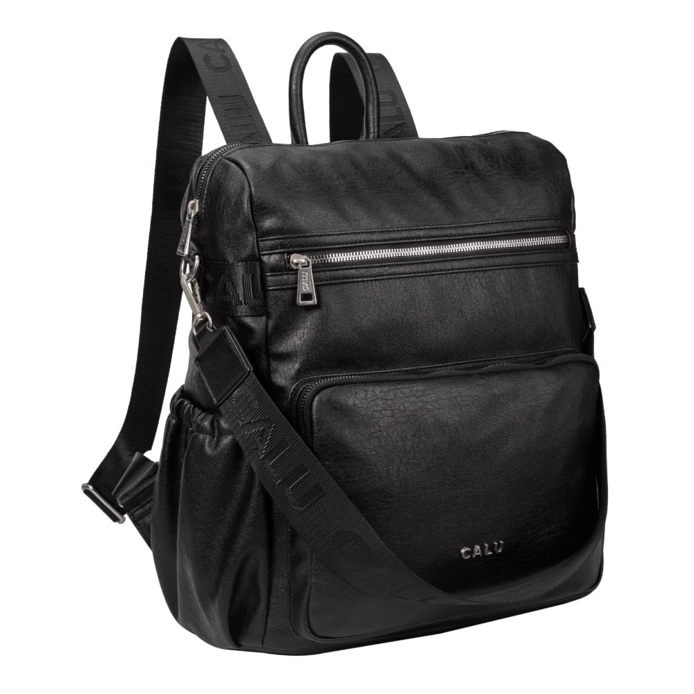Calu Bags - Mochila Cartera New Monstera Laptop Negro Calu