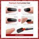 thumbnail image 5 of Gel de Uñas ROSALIND Pack de 2 x 30 ml Negro y Rojo, 5 of 9