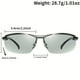 thumbnail image 2 of Polarized Photochromic Sunglasses, Men's Driving Transition Lens Sunglasses, No Glasses Case, 2 of 4