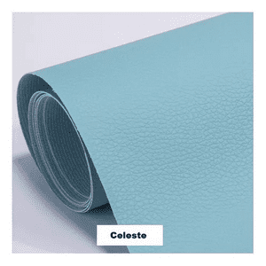 Kimale - Parche Adhesivo Cuero Impermeable 30X20 Sofás Celeste