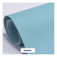Kimale - Parche Adhesivo Cuero Impermeable 30X20 Sofás Celeste