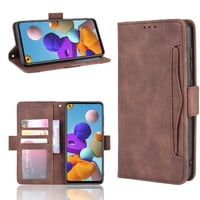 Funda Tipo Billetera Foxdock Para Samsung Galaxy A21S – Tapa Flip Con Tarjetero