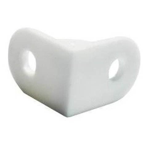 Escuadra Econ. 20X20 Mm Blanco Bolsa 100 Un Dvp